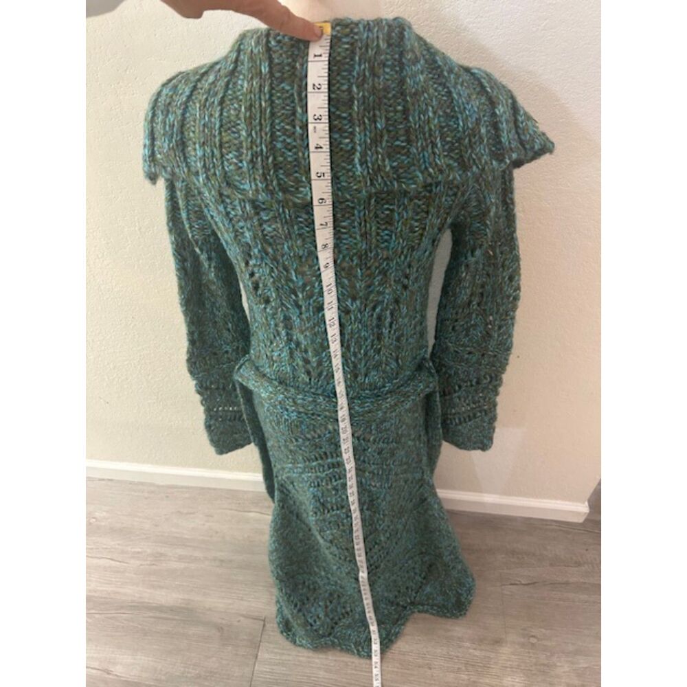Free People Teal Wool Sweater - Picture 3 of 4